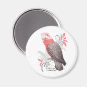Galah Cockatoo Magnet (Vorderseite/Rückseite)