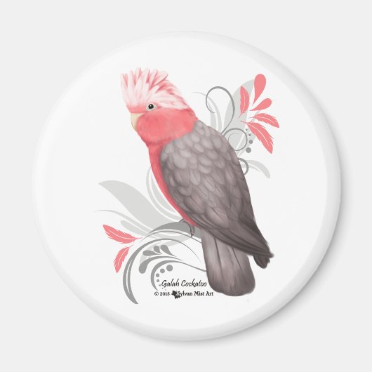 Galah Cockatoo Magnet (Vorne)
