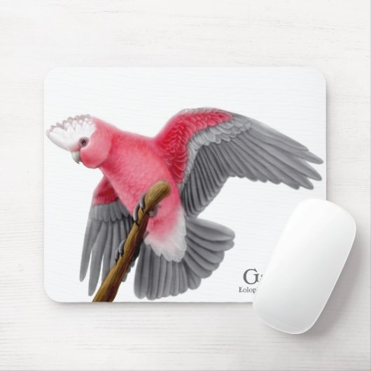 Galah Cockatoo Mousepad (Mit Mouse)