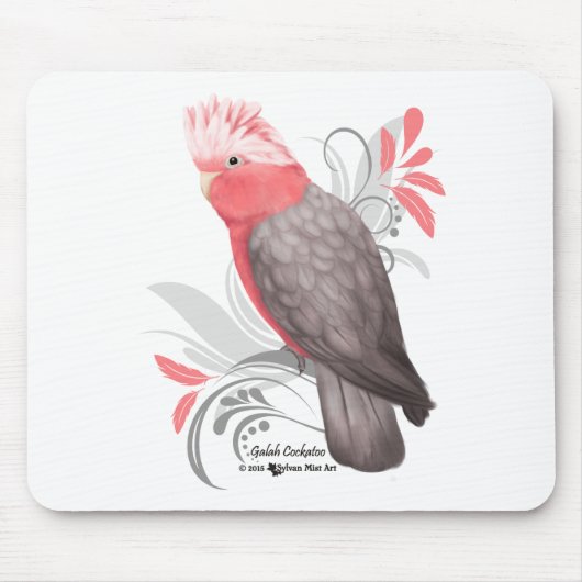 Galah Cockatoo Mousepad (Vorne)