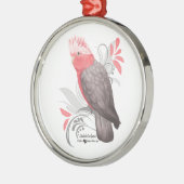 Galah Cockatoo Ornament Aus Metall (Links)