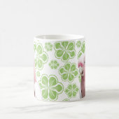 Galah Cockatoo Parrot Green Blume Kaffeetasse (Mittel)