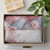 Galah Cockatoo Pink Floral Art Seidenpapier (Geschenk)