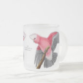 Galah Cockatoo-Tasse Mattglastasse (VorderseiteRechts)