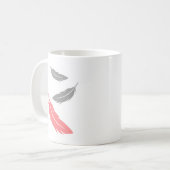 Galah Cockatoo Zweifarbige Tasse (Vorderseite Links)