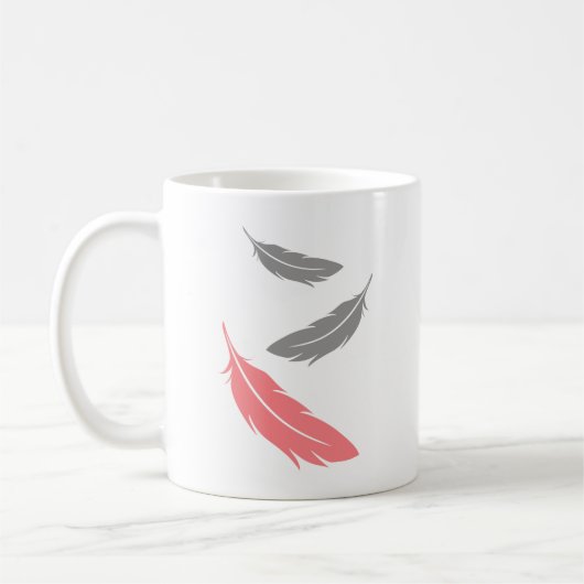 Galah Cockatoo Zweifarbige Tasse (Links)