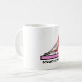 Galah: Das lebendige Rosa und das graue Kakadu von Kaffeetasse (Vorderseite Links)