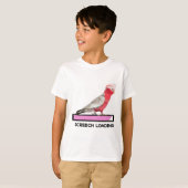 Galah: Das lebendige Rosa und das graue Kakadu von T-Shirt (Vorne ganz)