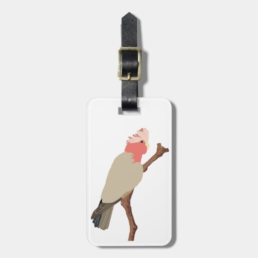 Galah Gepäckanhänger (Vorderseite vertikal)