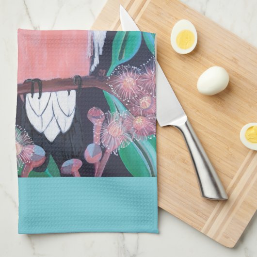 Galah & Gum Nuts Geschirrtuch (Viertel Falte)