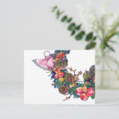 Galah mit Weihnachten C (Stehend Vorderseite)