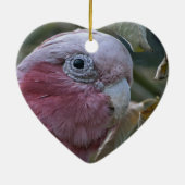 Galah oder Rose-Kakadu Keramik Ornament (Hinten)