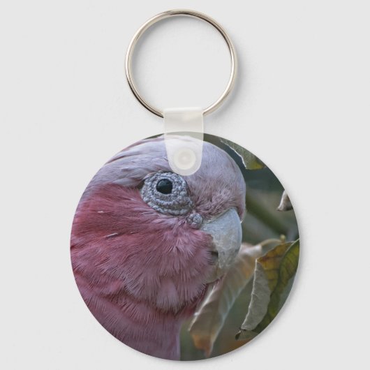 Galah oder Rose-Kakadu Schlüsselanhänger (Vorderseite)
