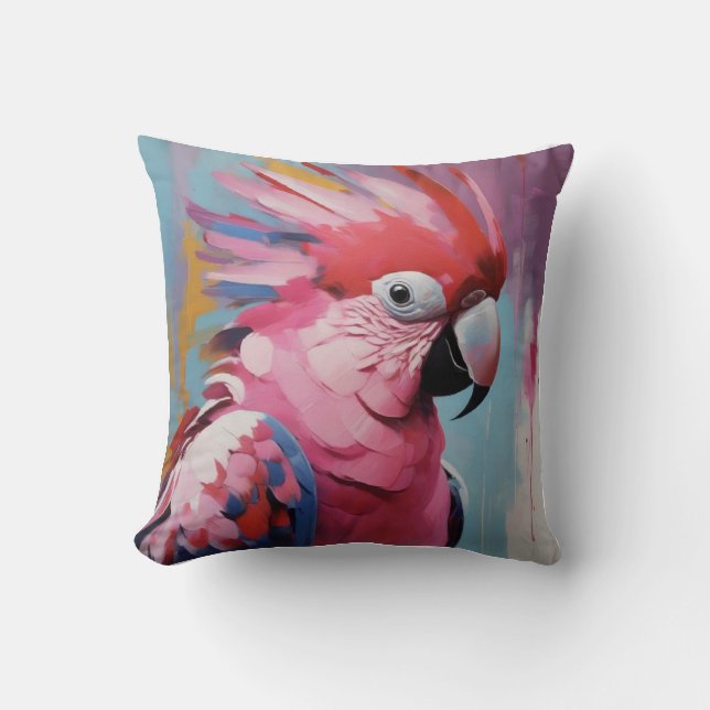 Galah Parrot Cushion Kissen (Vorderseite)