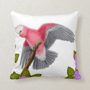 Galah rosa Cockatoo-Kissen Kissen