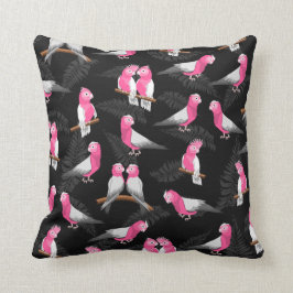 Galah-Rosa-Kakatotemuster Kissen