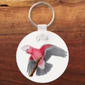Galah Rose Breasted Cockatoo Schlüsselanhänger (Vorderseite)