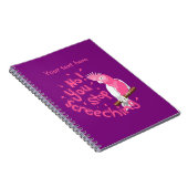 Galah Screeching Notizblock (Rechte Seite)