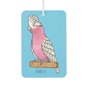 Galah Vogel Cartoon Illustration Autolufterfrischer