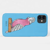 Galah Vogel Cartoon Illustration Case-Mate iPhone Hülle (Rückseite (Horizontal))