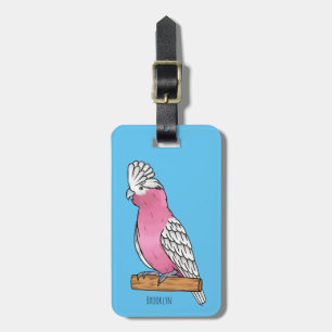 Galah Vogel Cartoon Illustration Gepäckanhänger