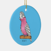 Galah Vogel Cartoon Illustration Keramik Ornament (Rechts)