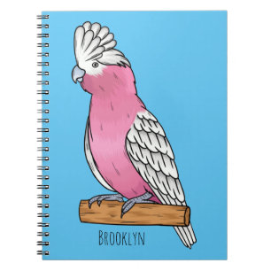 Galah Vogel Cartoon Illustration Notizblock
