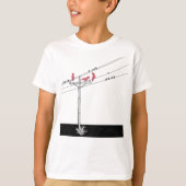 Galahs on power pole T-Shirt (Vorderseite)