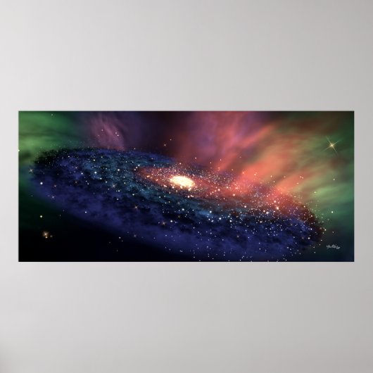 Galaktik - Galaxy 013, von Joseph A. Wraith Poster (Vorne)