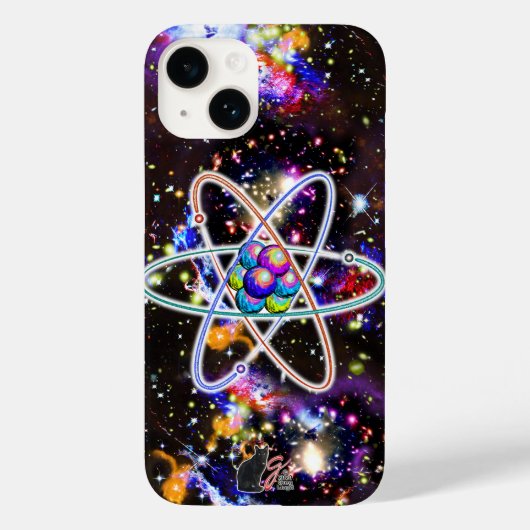 galaktisch Atomisch Case-Mate iPhone Hülle (Rückseite)