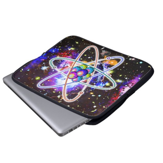 galaktisch Atomisch Laptopschutzhülle (Vorne Knopf)