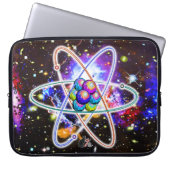 galaktisch Atomisch Laptopschutzhülle (Vorderseite)