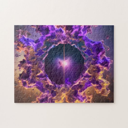 Galaktisch inspirierend lebendiger Portalereignish Puzzle (Horizontal)