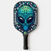 Galaktische Besucher Pickleball Paddle Under Starr (Vorderseite)