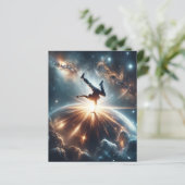 Galaktische Breakdance Explosion im tiefen Raum (Stehend Vorderseite)