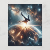 Galaktische Breakdance Explosion im tiefen Raum (Vorderseite)