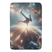 Galaktische Breakdance Explosion im tiefen Raum Badematte (Vorderseite Vertikal)