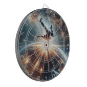 Galaktische Breakdance Explosion im tiefen Raum Dartscheibe (Vorderseite Links)