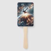 Galaktische Breakdance Explosion im tiefen Raum Fächer (Rückseite)