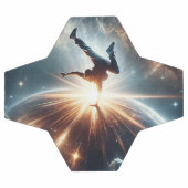 Galaktische Breakdance Explosion im tiefen Raum Fußball (Flach)