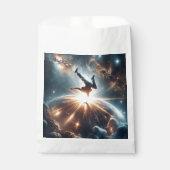 Galaktische Breakdance Explosion im tiefen Raum Geschenktütchen (Vorderseite)