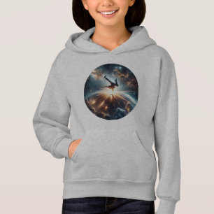 Galaktische Breakdance Explosion im tiefen Raum Hoodie