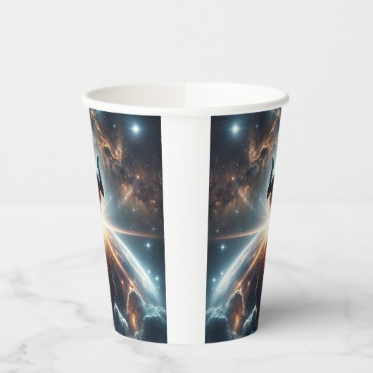 Galaktische Breakdance Explosion im tiefen Raum Pappbecher (Links)