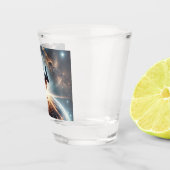 Galaktische Breakdance Explosion im tiefen Raum Schnapsglas (Rechts)