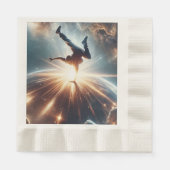 Galaktische Breakdance Explosion im tiefen Raum Serviette (Vorderseite)