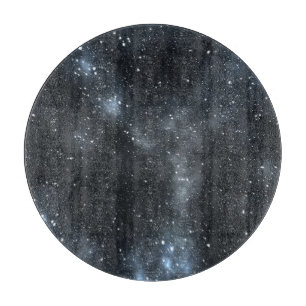 Galaktische dunkle Materie: Weltraumgeheimnis. Schneidebrett