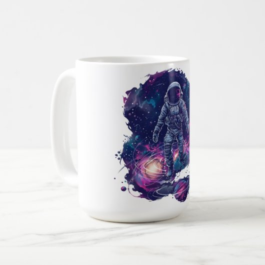 Galaktische Entdeckerin Kaffeetasse (Vorderseite Links)
