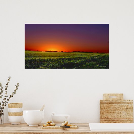 Galaktische Ernte Poster (Küche)