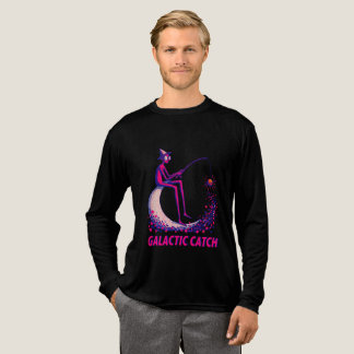 Galaktische Fang-Illustration – Mondangeln & Glowi Tri-Blend Shirt
