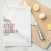 Galaktische Föderation Mitglied Geschirrtuch (Viertel Falte)